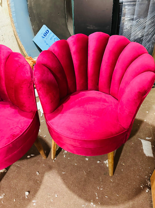 Flower Pink Bedroom Chair