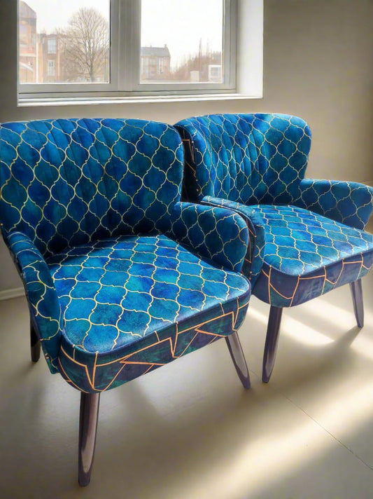 Azure Green Bedroom Chair