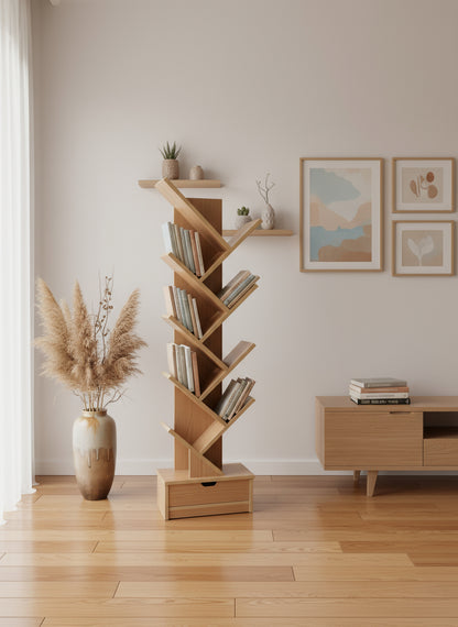 Tree Book Rack & Standing Shelf