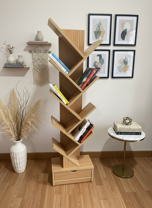 Tree Book Rack & Standing Shelf