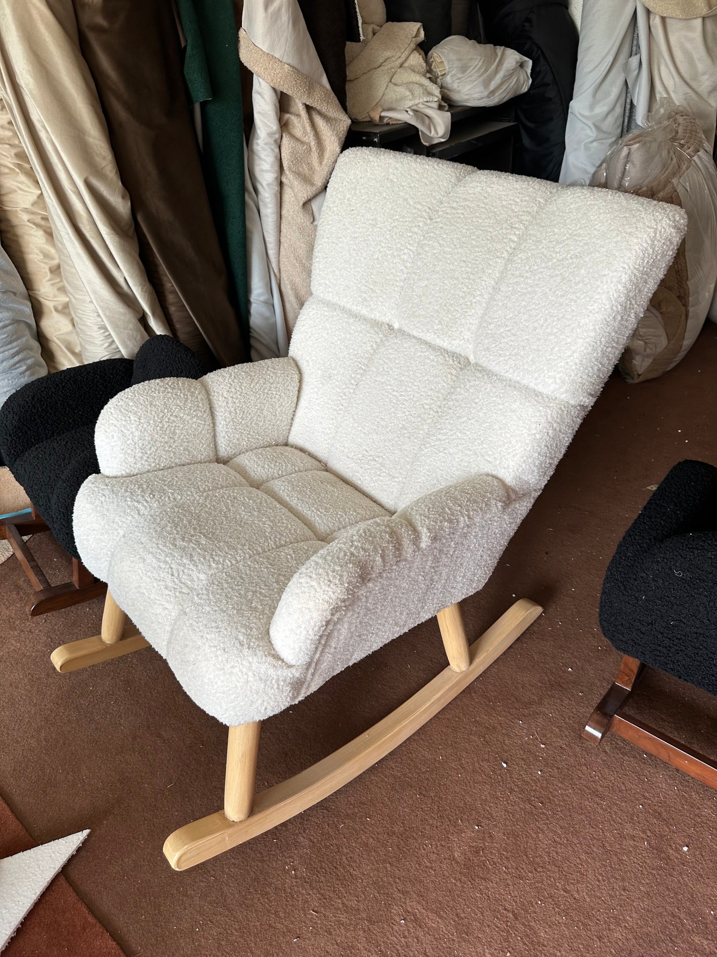 Boucle Rocking Chair