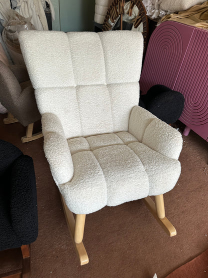 Boucle Rocking Chair