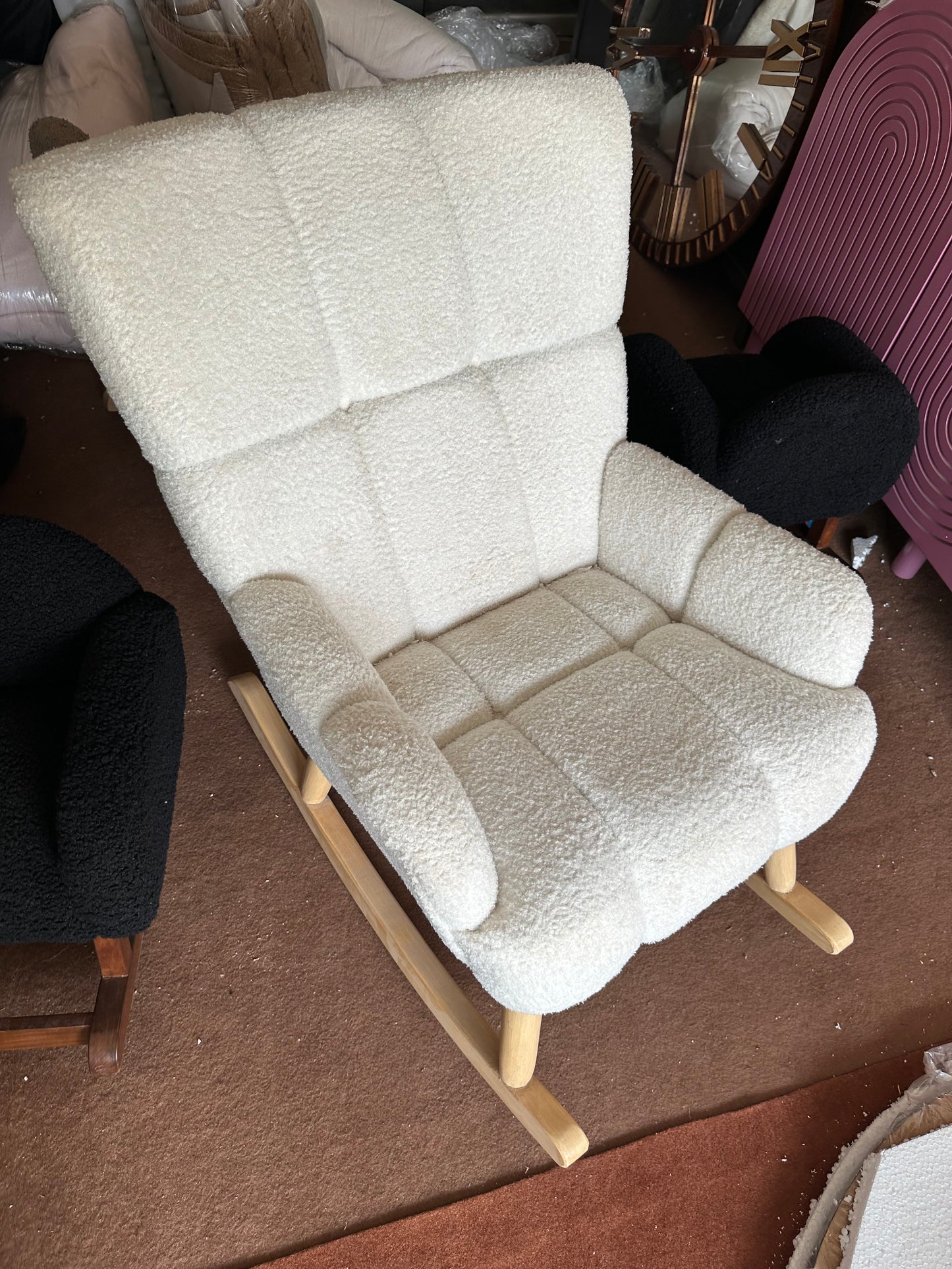 Boucle Rocking Chair