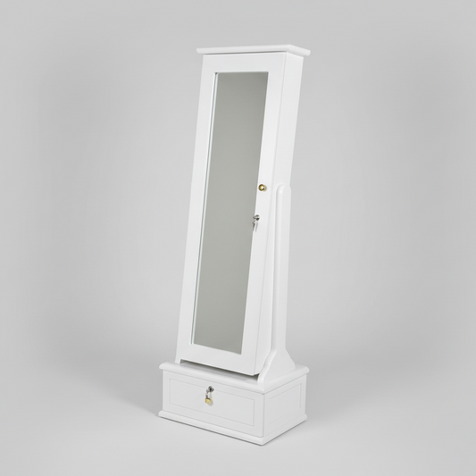 Alfa Standing Mirror With Storage