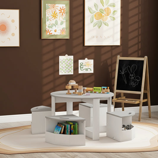 Leric Kids Study Table & Chairs