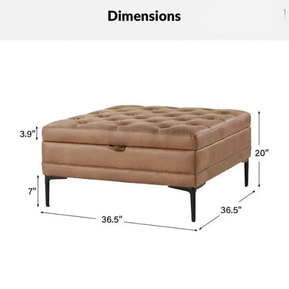 Brin Ottoman Stool & Storage