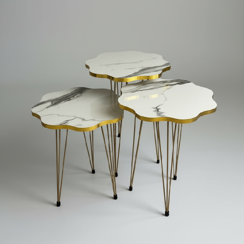 Flower Set OF Nesting Table