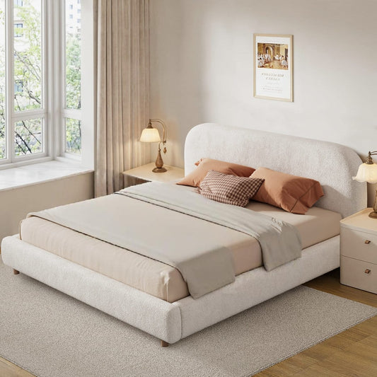 Alara Boucle Double Bed