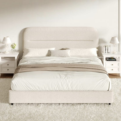 Aylah Boucle Double Bed