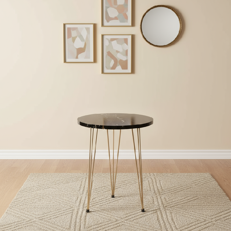 Alfa Single Nesting Table Black