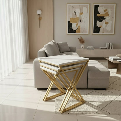 Bella Set Of 3 Nesting Table