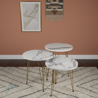 Alfa Set Of 3 Nesting Table