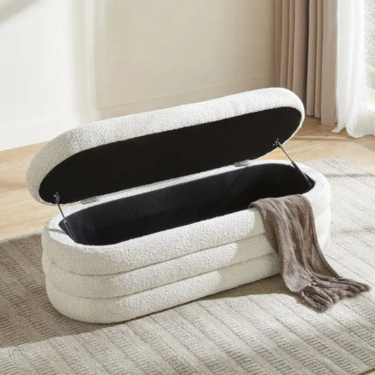 Ada Storage Puffy + Ottoman Stool