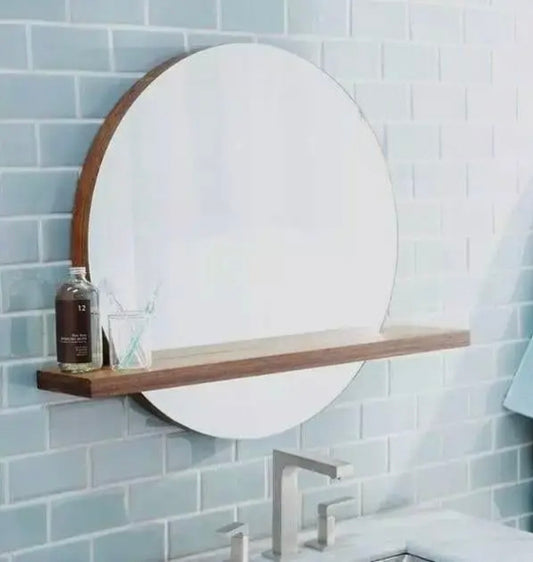 Alima mirror and shelf