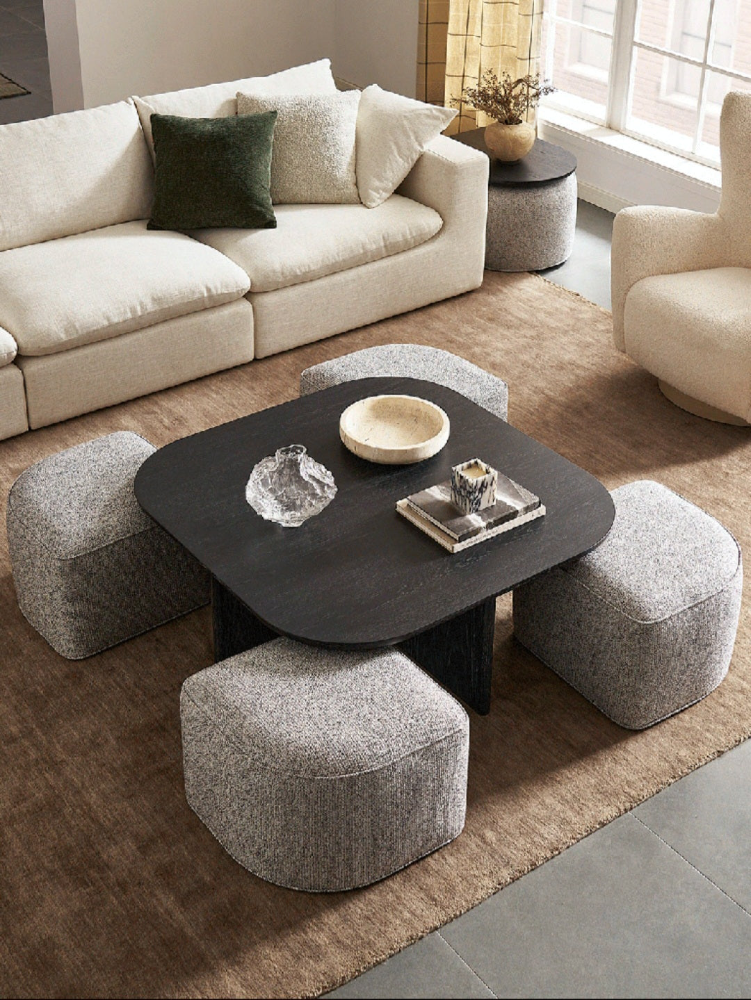 4 Stool Dining Table