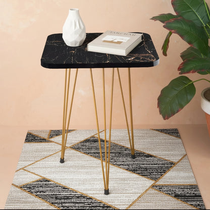 Alfa Square Single Nesting Table Black