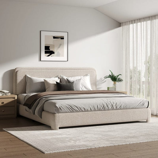 Aelin Boucle Double Bed