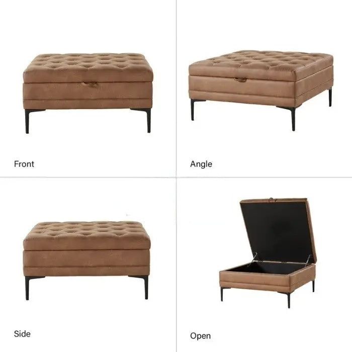Brin Ottoman Stool & Storage