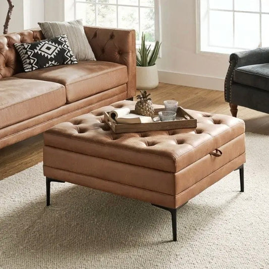 Brin Ottoman Stool & Storage